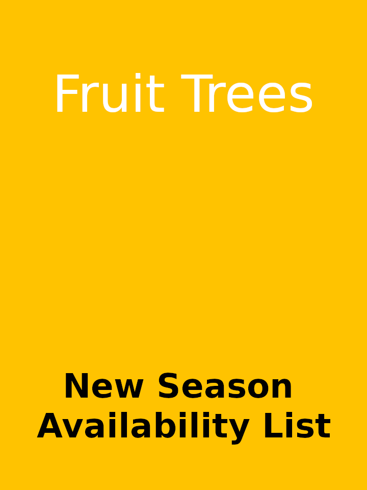 Fruit Trees Availability